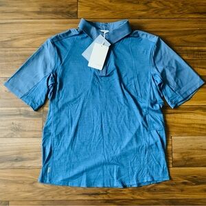 NWT Icebreaker Hike 150 Merino Collared Natural Blend Men’s Shirt Size Large